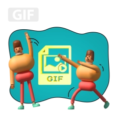 Gif-анимация - КИБЕРшкола программирования для детей, компьютерные курсы для школьников, начинающих и подростков - KIBERone г. Вешняки