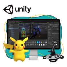 Мир игр на Unity 2D на популярном движке + AI-помощники - КИБЕРшкола программирования для детей, компьютерные курсы для школьников, начинающих и подростков - KIBERone г. Вешняки